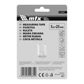 Ролетка Status magnet fixation, 5 м х 25 мм, гумиран корпус, магнитен накрайник, СЕ MTX