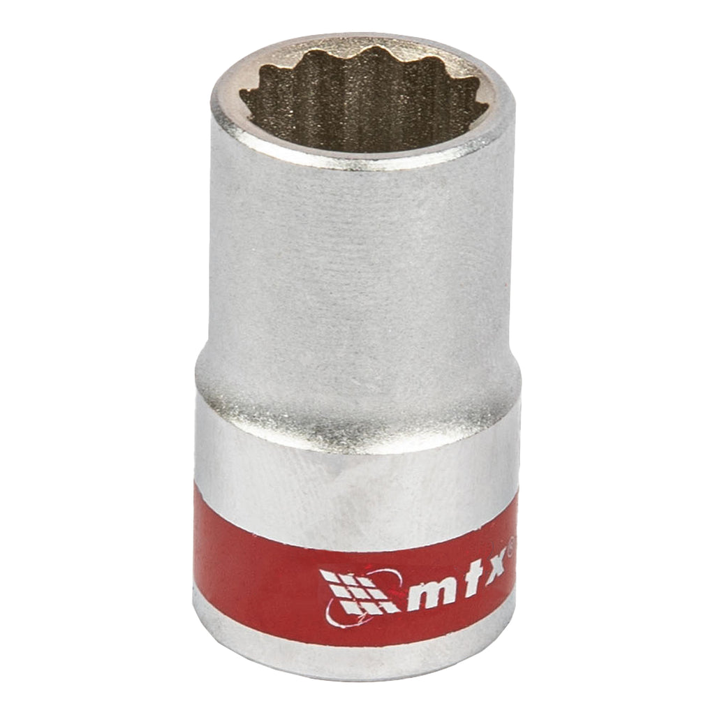 Вложка, 1/2", 14 мм, 12-стенна, CrV, хромирана MTX