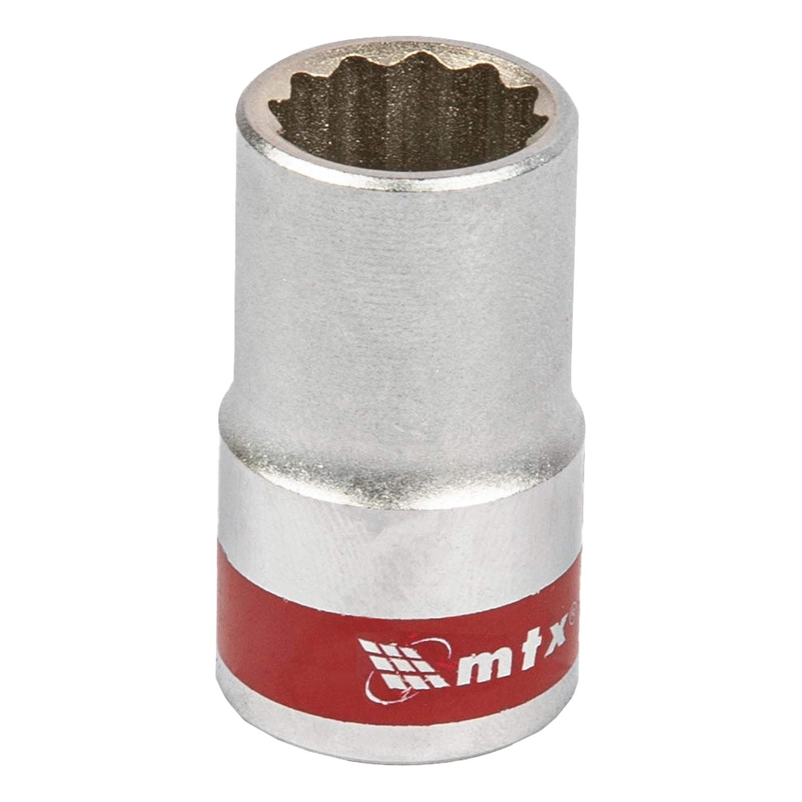 Вложка, 1/2", 14 мм, 12-стенна, CrV, хромирана MTX