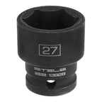 Вложка ударна, шестостенна 27 мм, 1/2", CrMo  STELS