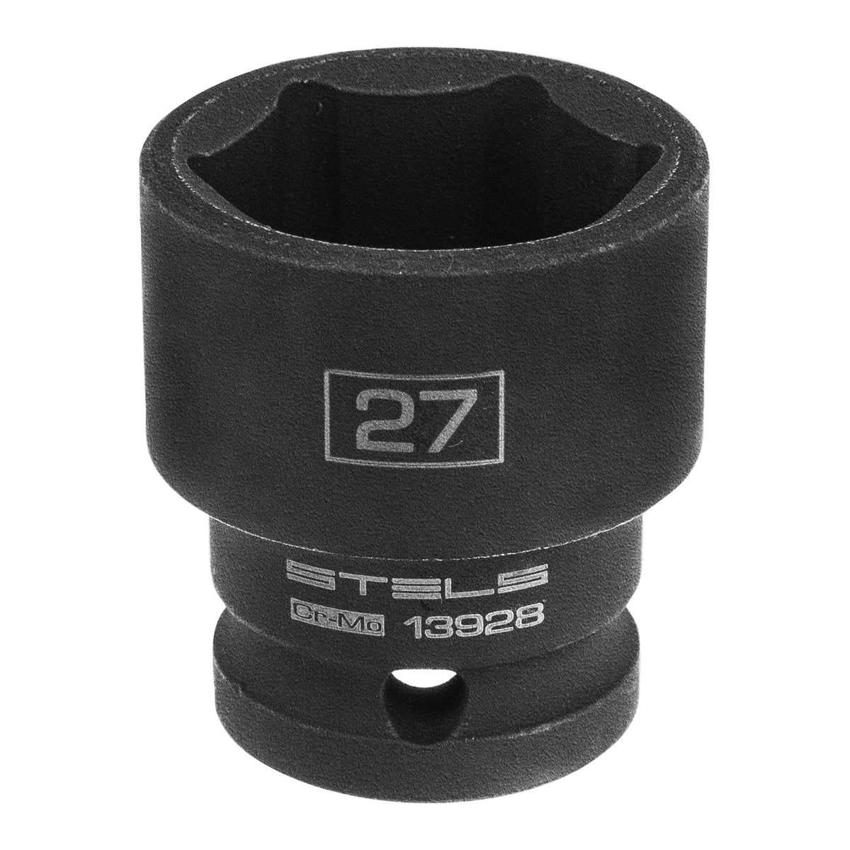 Вложка ударна, шестостенна 27 мм, 1/2", CrMo  STELS