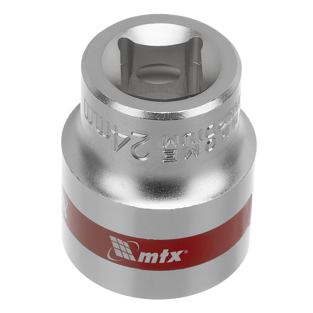 К-т вложки, 1/2", 12-стенни, CrV, 10 бр., 10-24 мм MTX