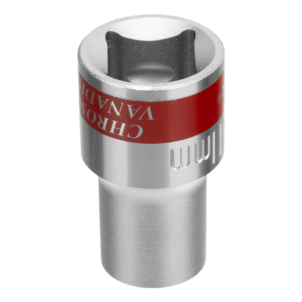Вложка, 1/2", 11 мм, 12-стенна, CrV, хромирана MTX