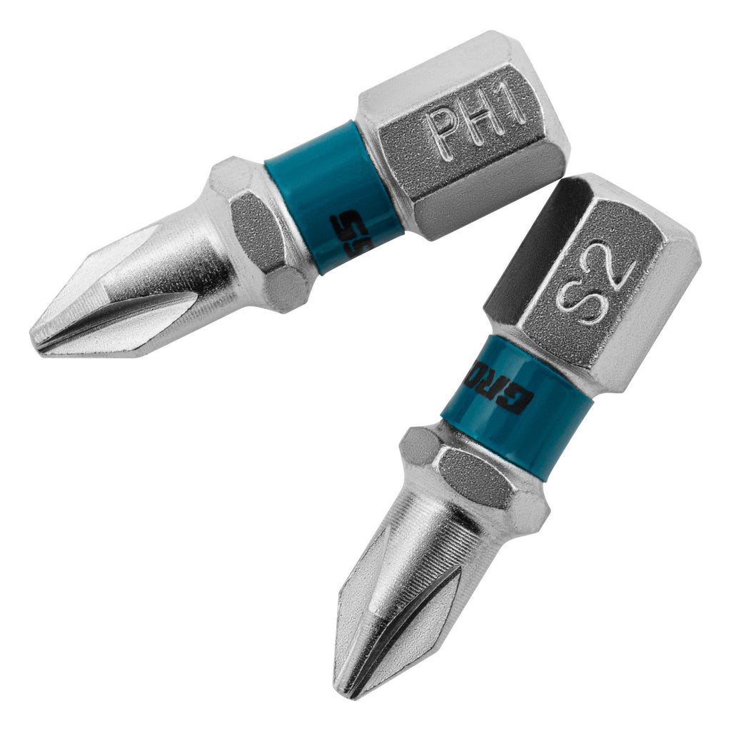К-т битове PH1 х 25 мм, стомана S2, 2 бр. Gross