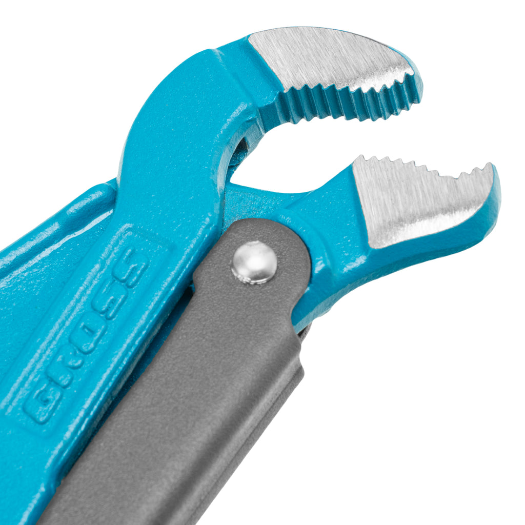 Ключ тръбен, №0, 1/2", кован, CrV, S-образни челюсти Gross