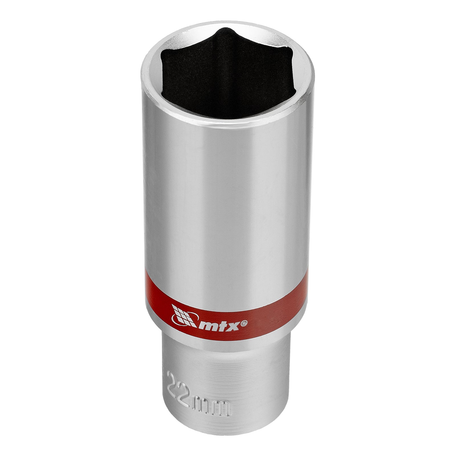 К-т вложки удължени,  1/2", 6-стенни, 10 бр., CrV, 10-22 мм MTX