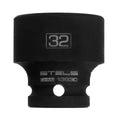 Вложка ударна, шестостенна 32 мм, 1/2", CrMo Stels