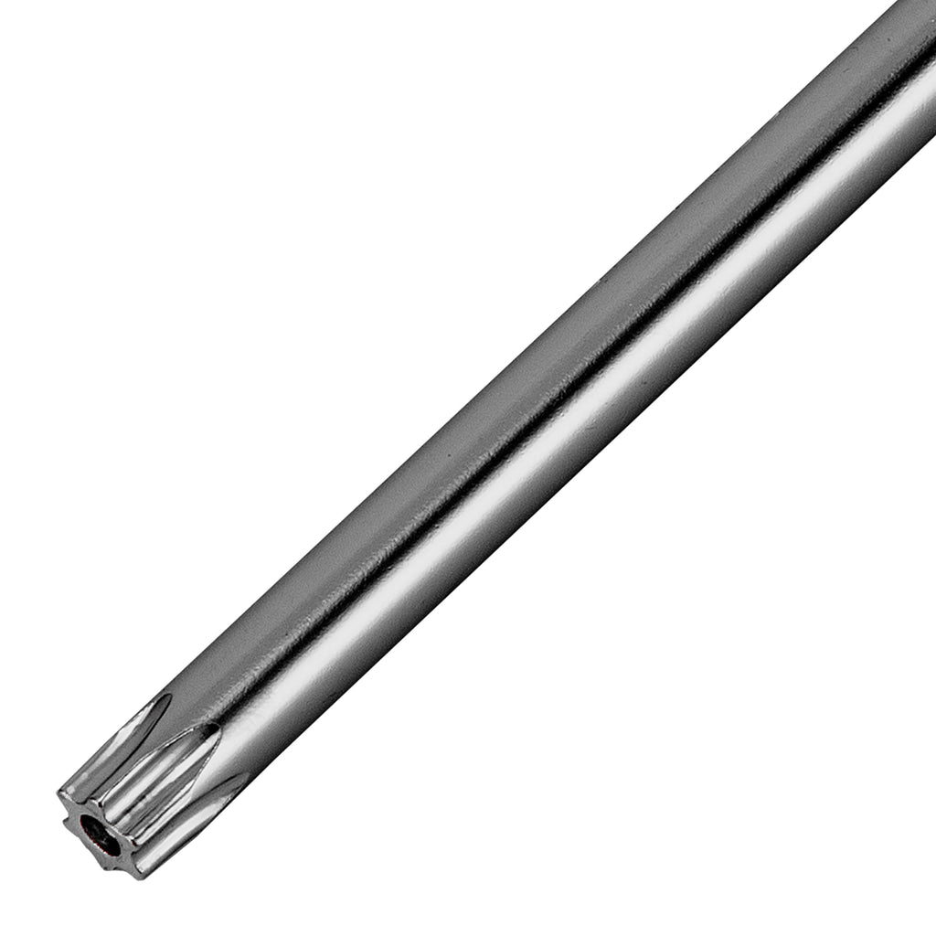 К-т ключове имбусни TORX-TORX Tamper, 9 бр.:T10-T50, CrV, удължени, матирани, в калъф MTX
