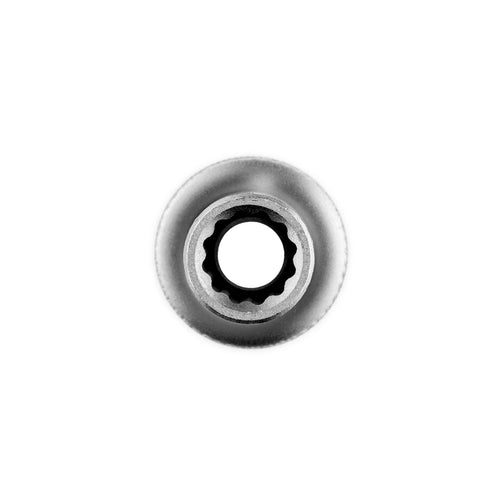 Вложка 9 мм, 12-стенна, CrV, 1/2", хромирана Stels