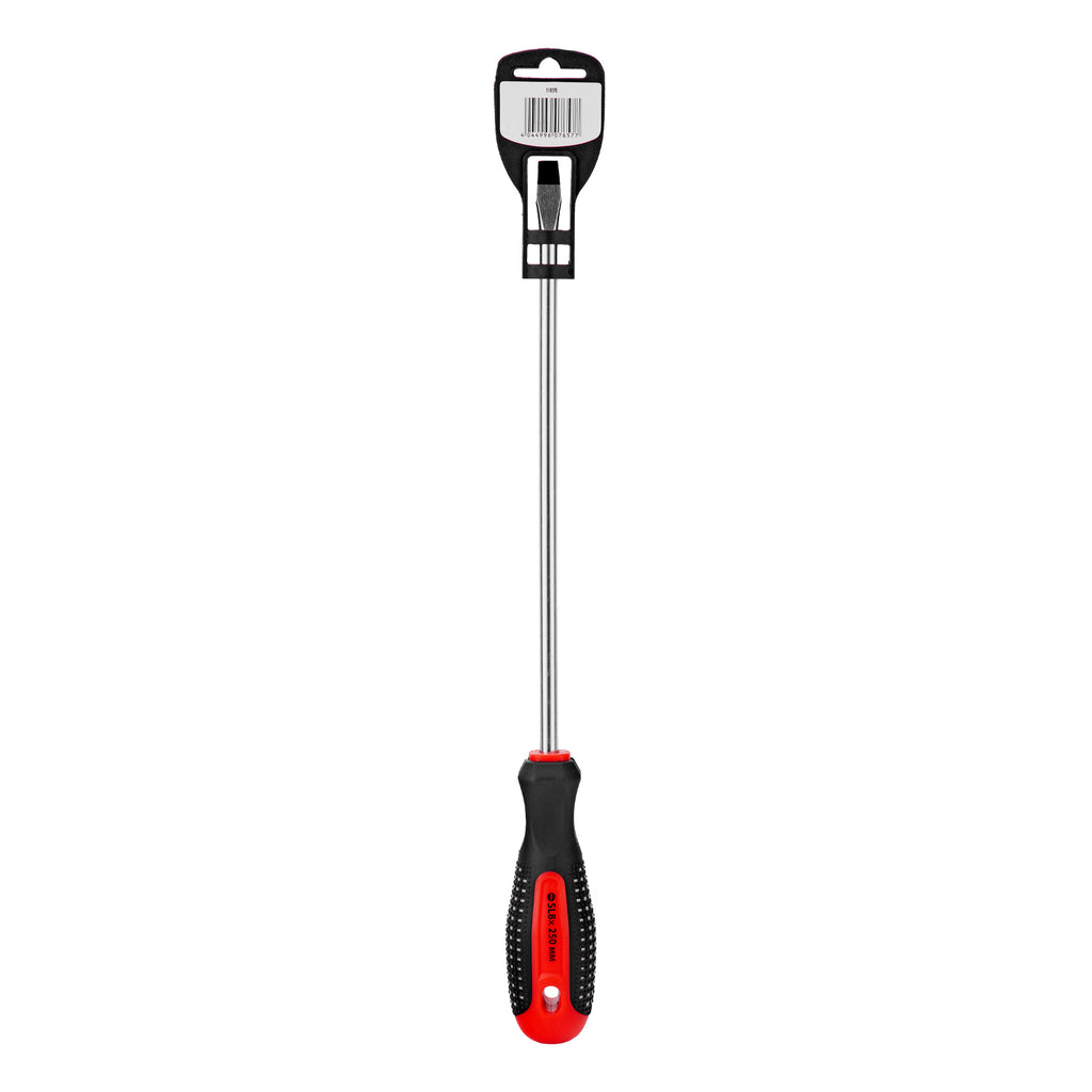 Отвертка Fusion, SL8,0 х 250 мм, трикомпонентна дръжка "anti slip" MTX