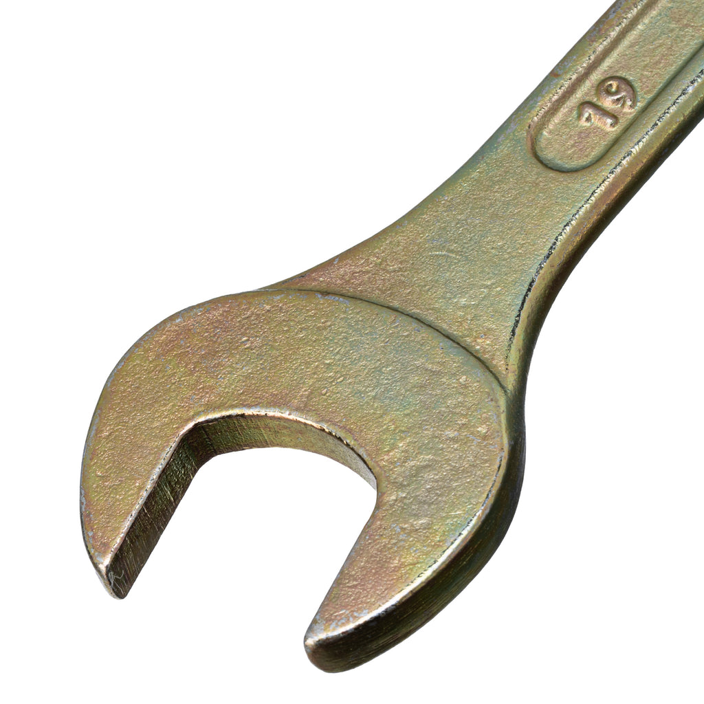 Ключ гаечен, 17 х 19 mm, жълт цинк