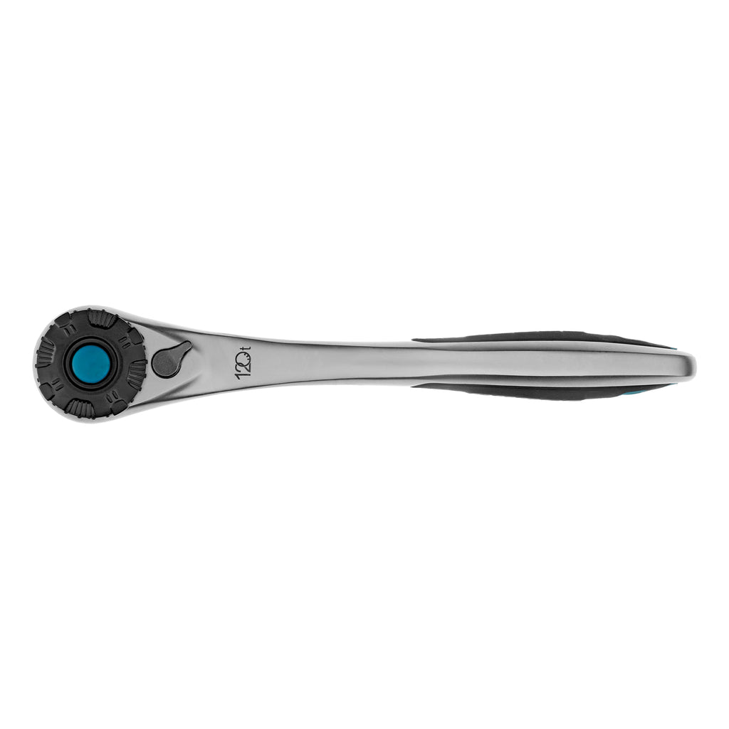 Вложки комплект, 12 бр., 1/4", CrV, с тресчотка 120 зъба GROSS