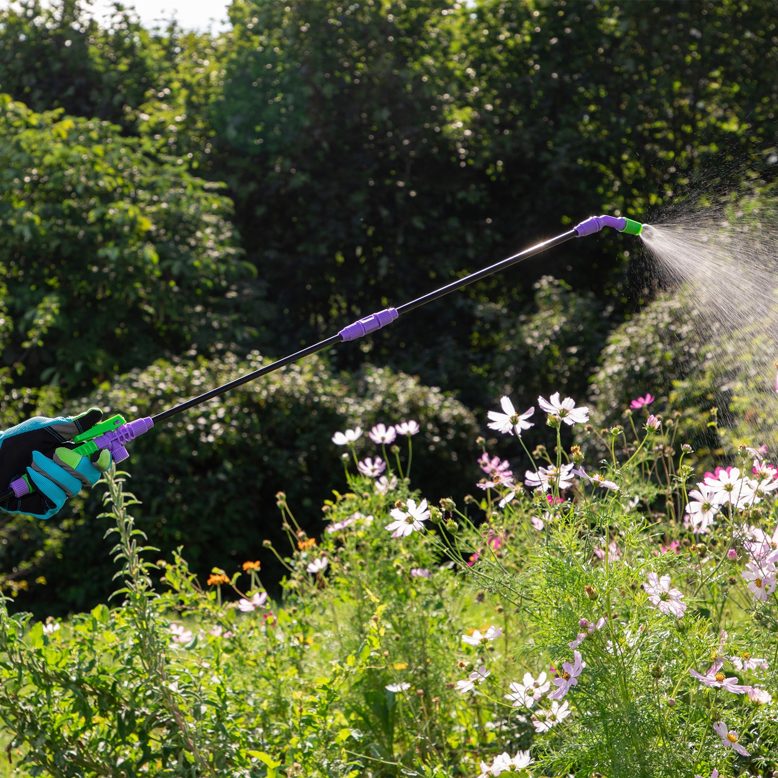 Пръскачка, 7 л, ръчна, с помпа, маркуч и разпръсквач Palisad