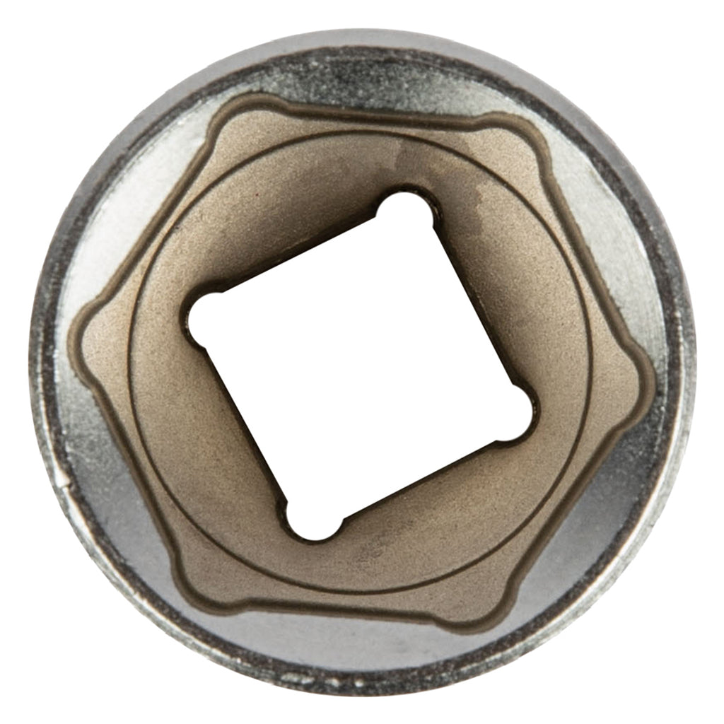 Вложка, 1/2", 24 мм, шестостенна, CrV, хромирана MTX