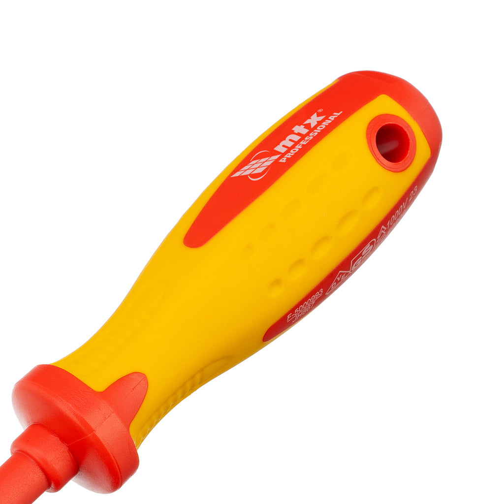 Отвертка Insulated, PH1 х 75 мм, CrMo, до 1000 V, двукомпонентна дръжка MTX