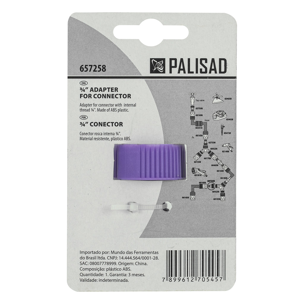 Адаптер за кран, вътрешна резба  3/4", пластмасов PALISAD