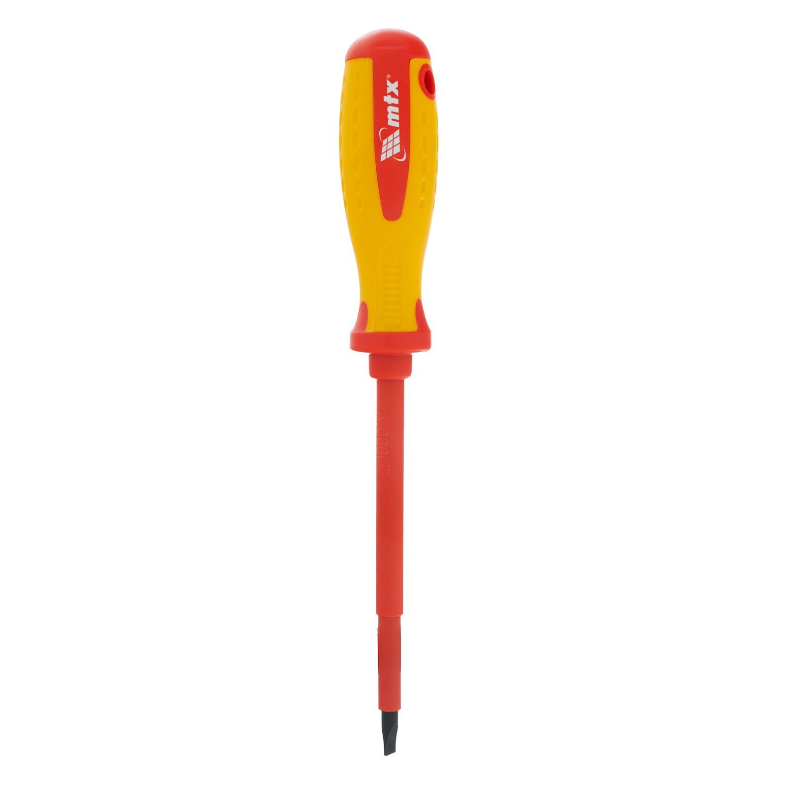 Отвертка Insulated, SL5,5 х 125 мм, CrMo, до 1000 V, двукомпонентна дръжка MTX