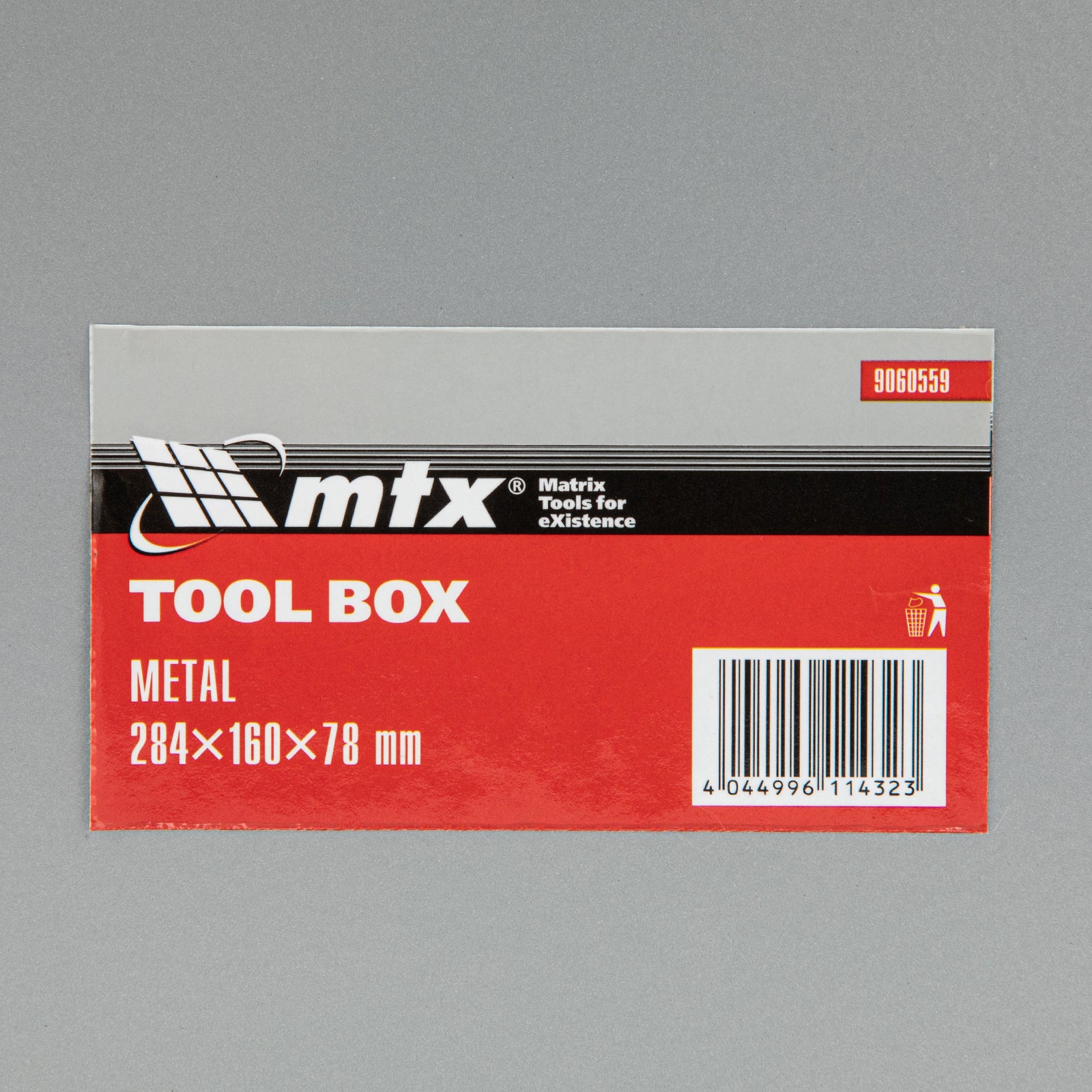Куфар за инструменти, 284 х 160 х 78 мм, метален MTX