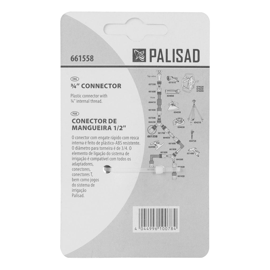Съединител, вътрешна резба 3/4", пластмасов Palisad