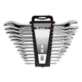 К-т ключове гаечни, 6-32 мм, 12 бр., CrV, Elliptical, полирани MTX