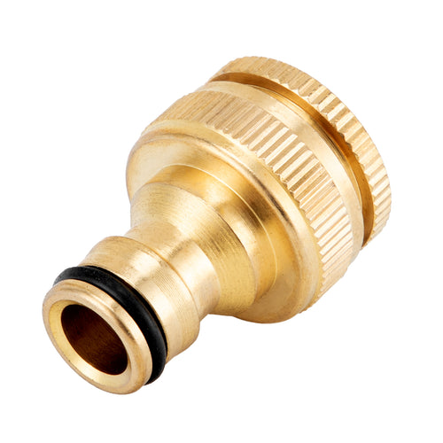 Адаптер за кран, вътрешна резба 1/2"-3/4", месингов Palisad