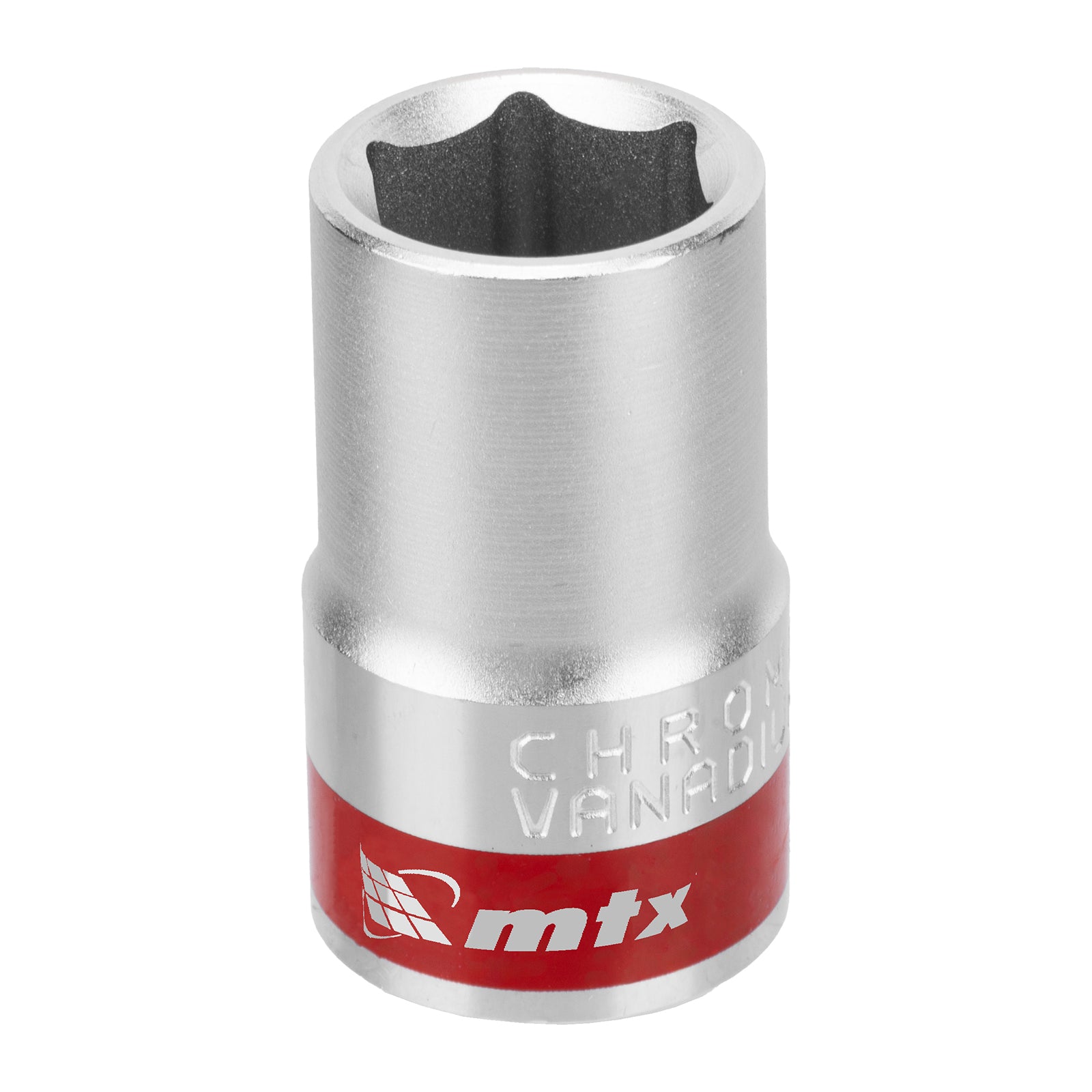 Вложка, 1/2", 14 мм, шестостенна, CrV, хромирана MTX