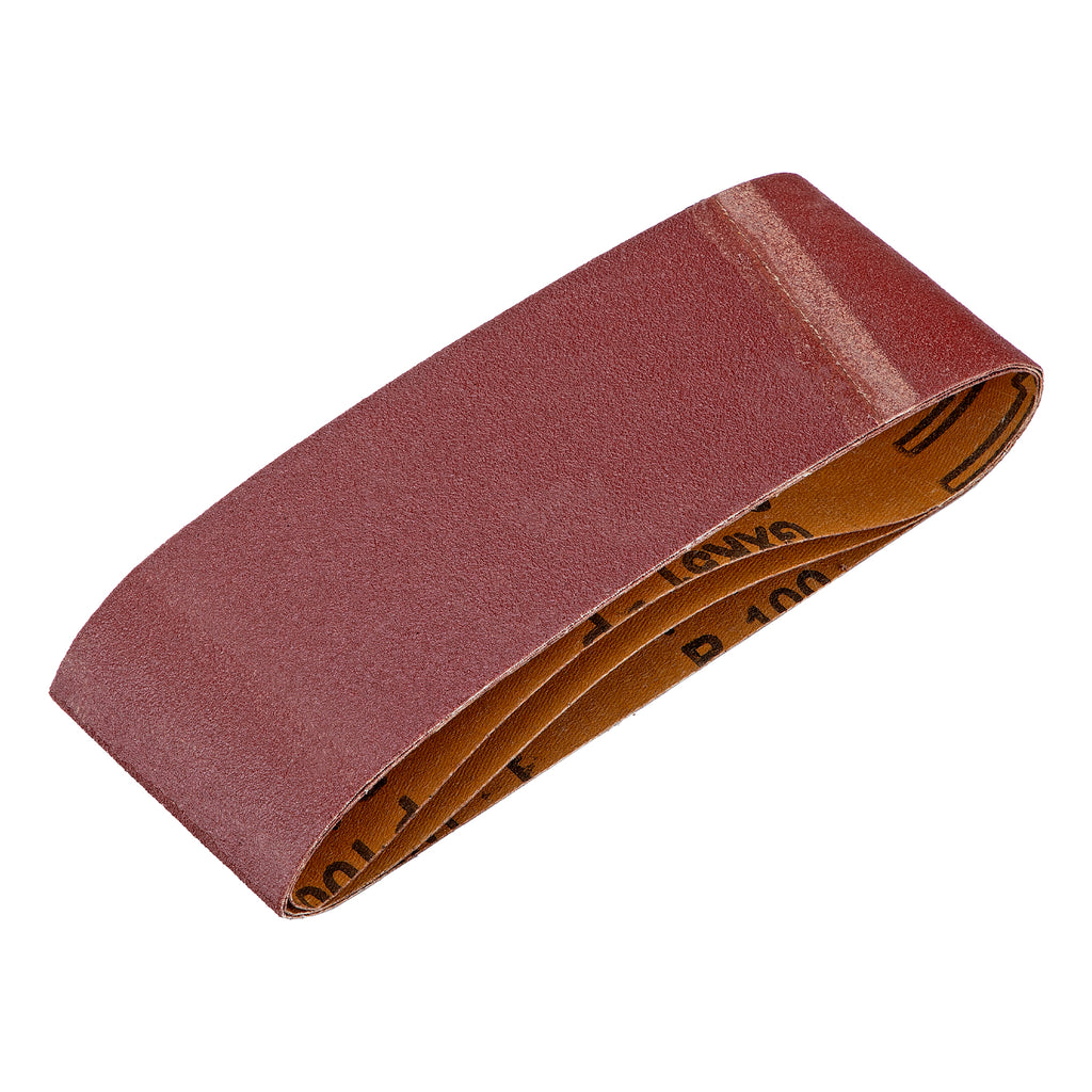 Шкурка за лентова шлифовъчна машина, P 100,  75 х 457 мм, 3 бр. MTX
