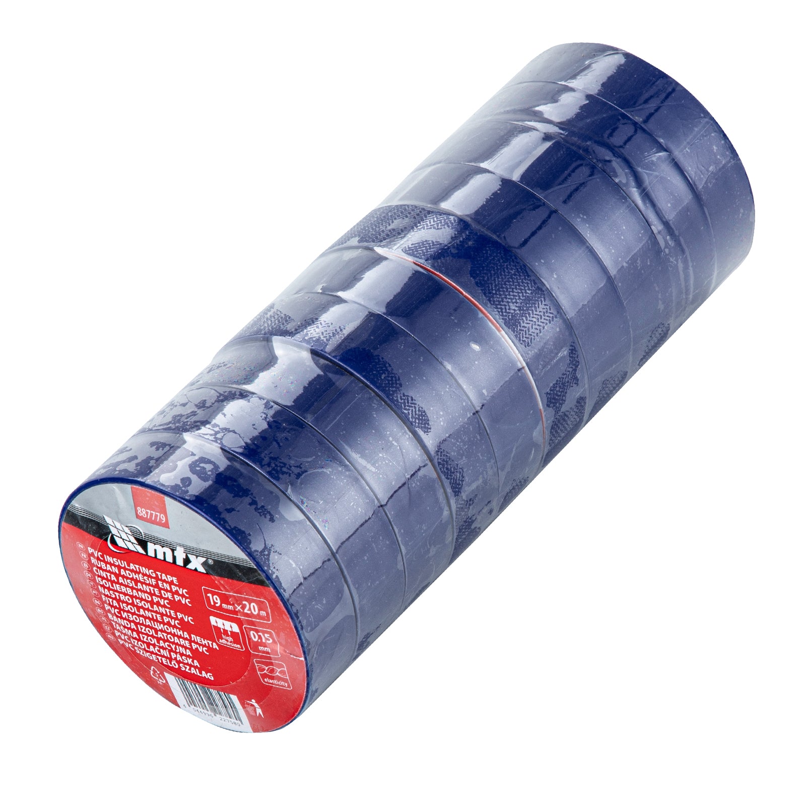 Изолирбанд, PVC, 19 мм x 20 м, син, 150µm MTX