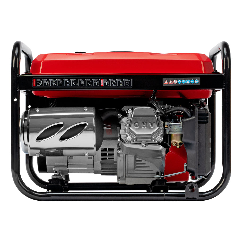 Бензинов генератор RS-4000, 3,3 kW, 230V, ръчен стартер// MTX