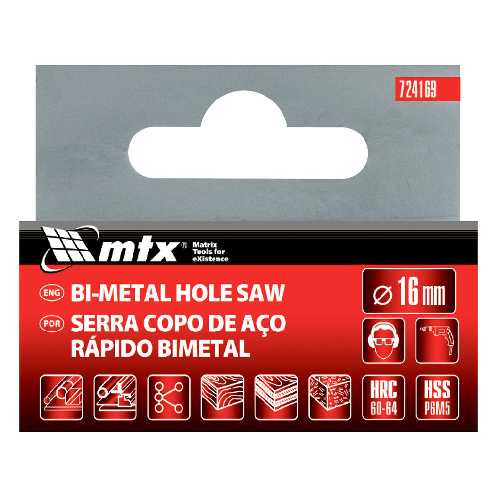 Боркорона Bimetal, 16 мм MTX