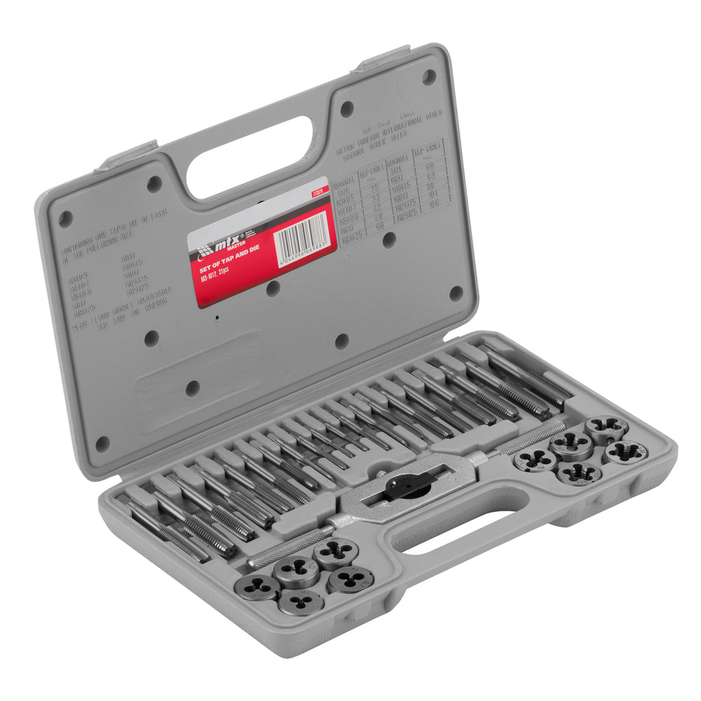 К-т метчици и плашки, М3-М12, 31 части MTX