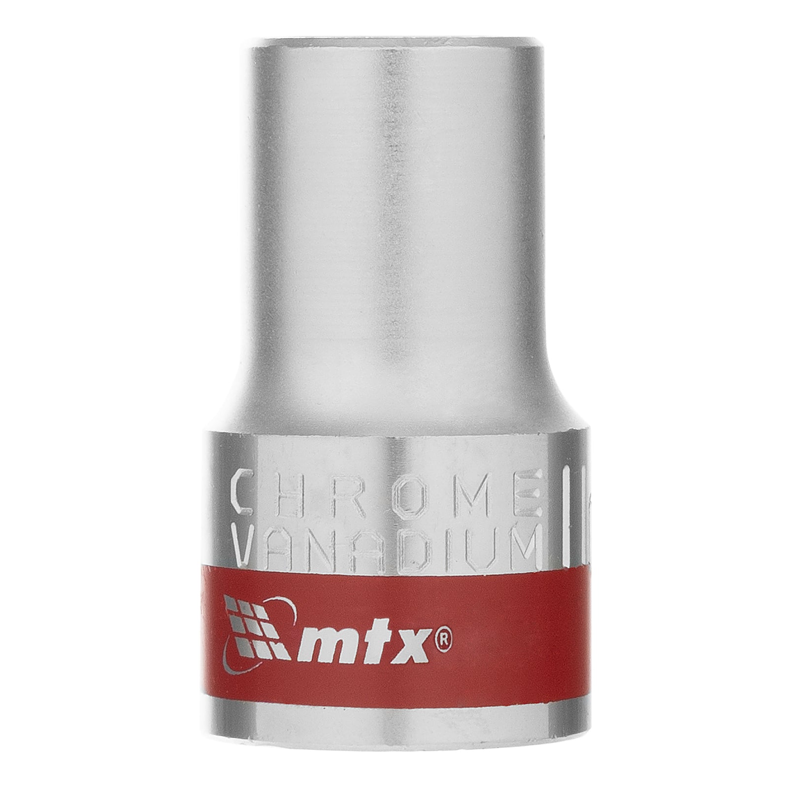 Вложка, 1/2", 11 мм, шестостенна, CrV, хромирана MTX