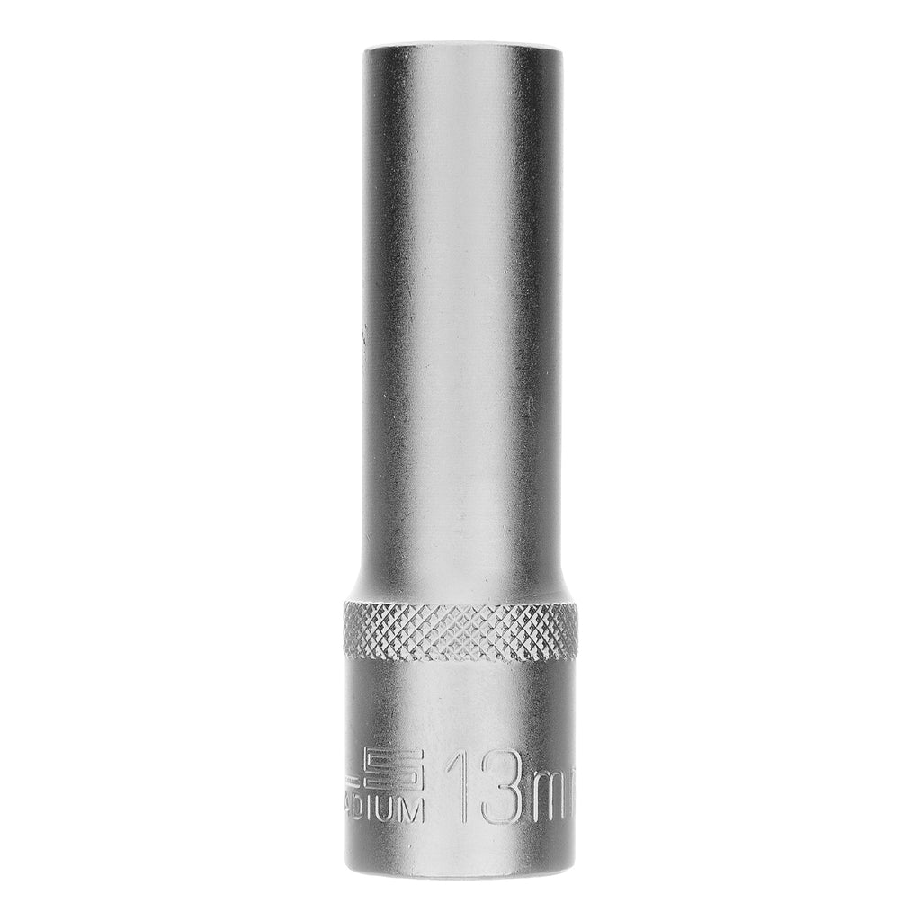 Вложка ударна, удължена, 13 мм, 6-стенна, CrV, 1/2"  STELS