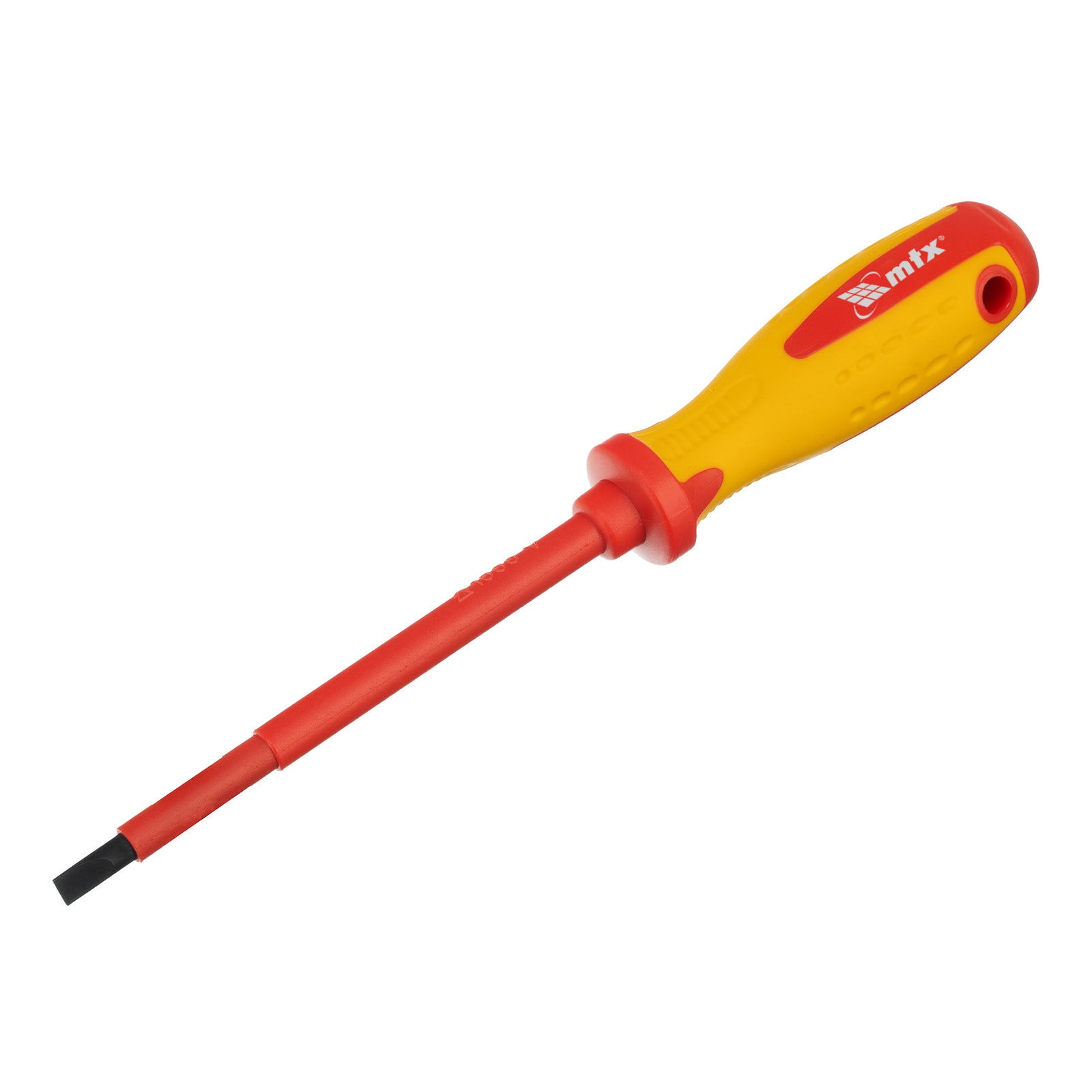 Отвертка Insulated, SL5,5 х 125 мм, CrMo, до 1000 V, двукомпонентна дръжка MTX