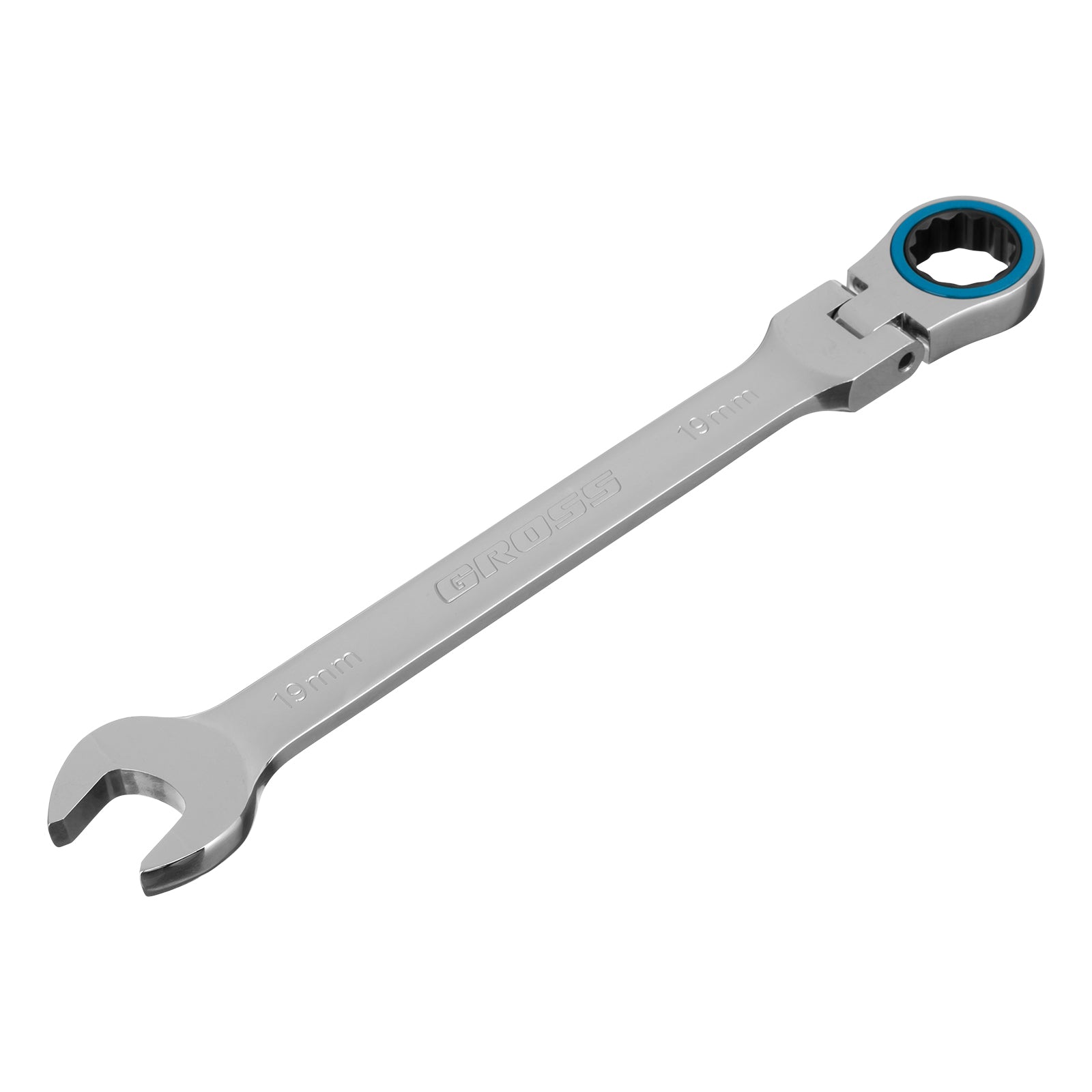 К-т ключове звездогаечни с тресчотка, 8-19 mm, 7 бр., шарнирни Gross