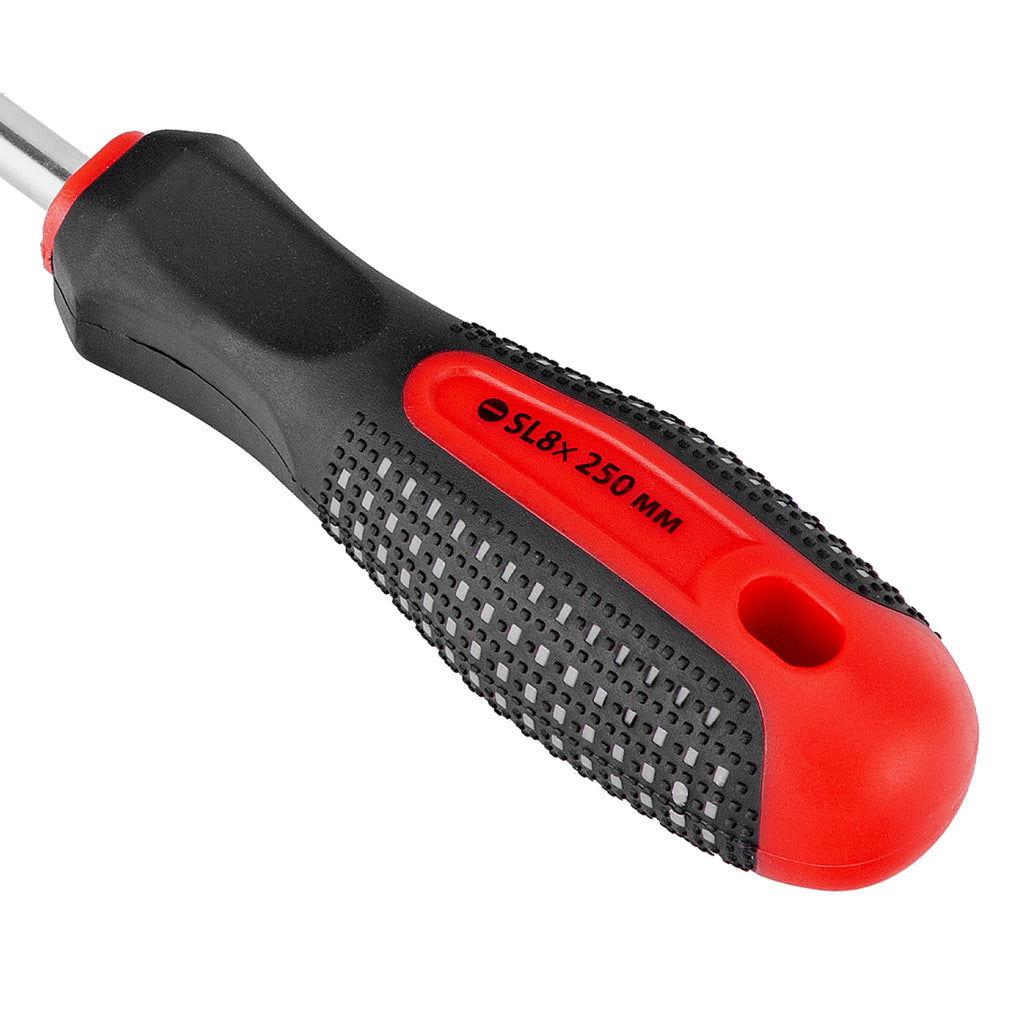 Отвертка Fusion, SL8,0 х 250 мм, трикомпонентна дръжка "anti slip" MTX