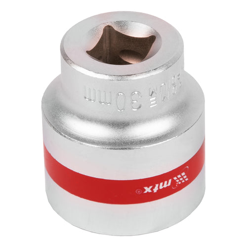 Вложка, 1/2", 30 мм, 12-стенна, CrV, хромирана MTX