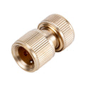 Съединител за маркуч 1/2", аквастоп, месингов Palisad