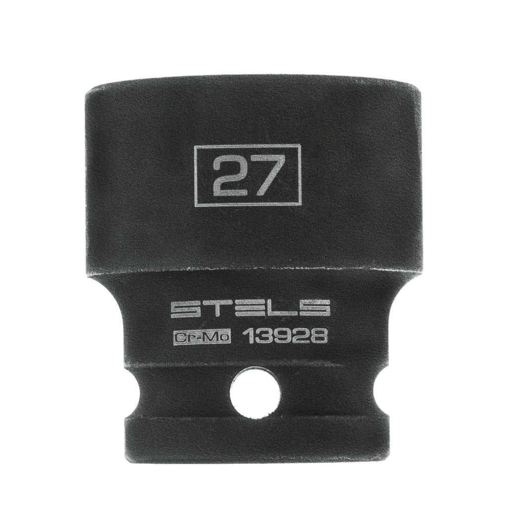 Вложка ударна, шестостенна 27 мм, 1/2", CrMo  STELS