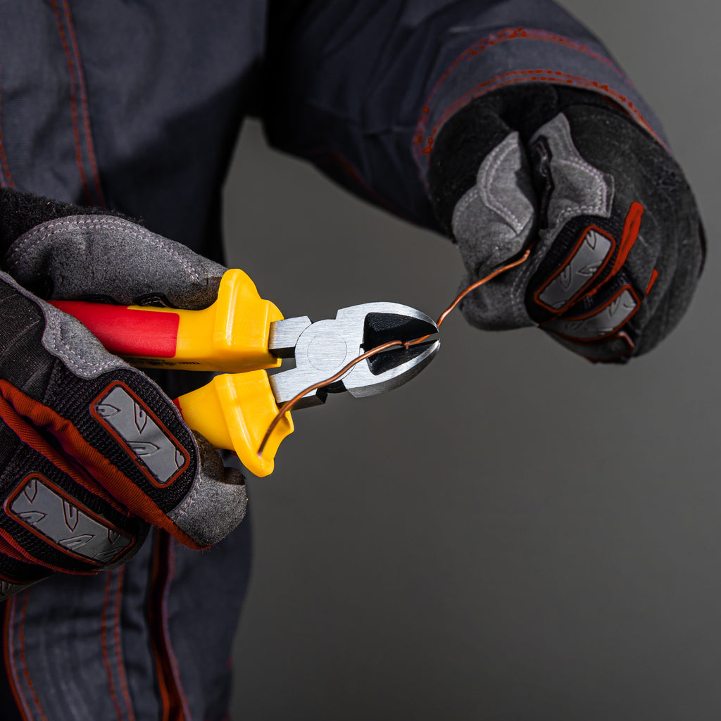 Клещи резачки странични Insulated, 160 мм, двукомпонентни дръжки MTX