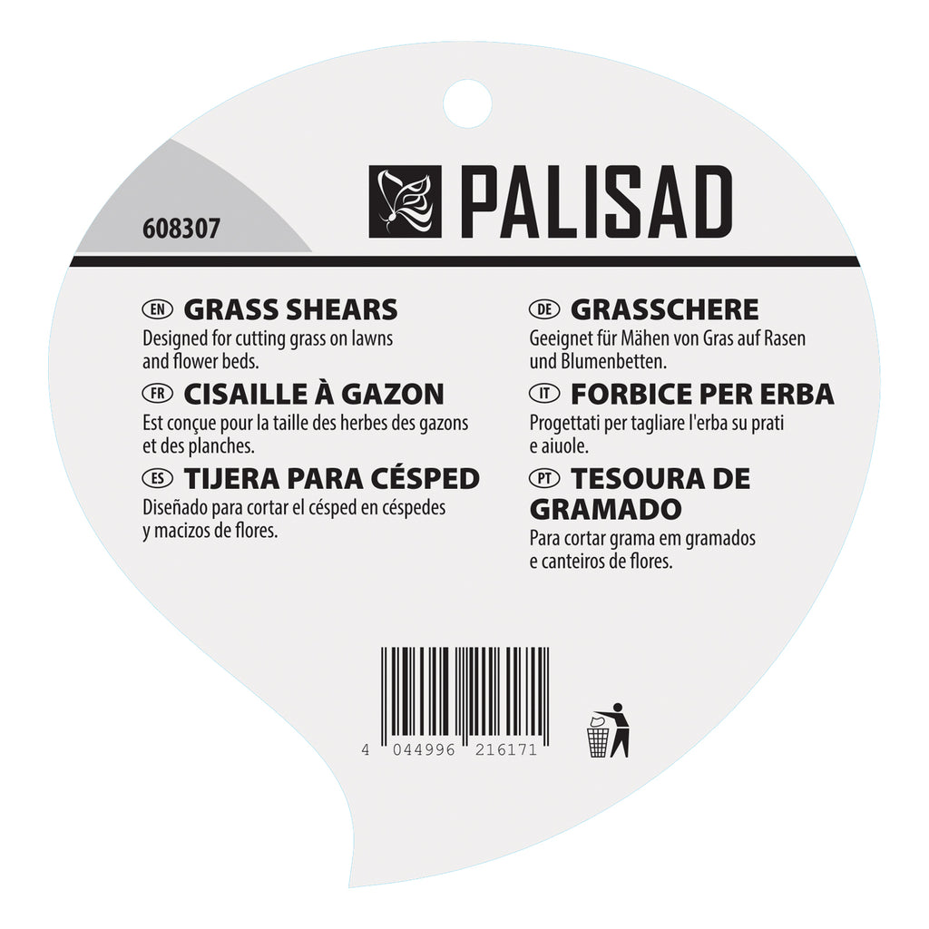 Ножица за трева, 310 мм, метални дръжки Palisad