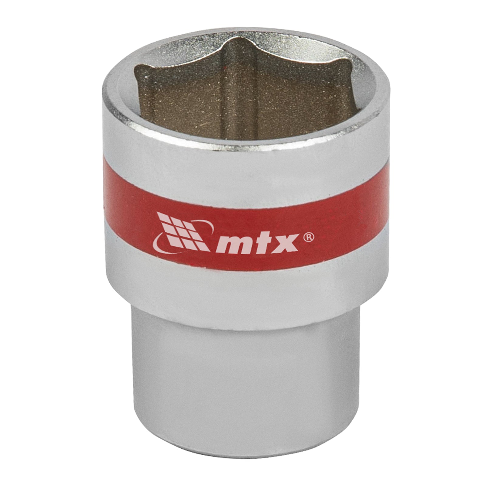 Вложка, 1/2", 22 мм, шестостенна, CrV, хромирана MTX