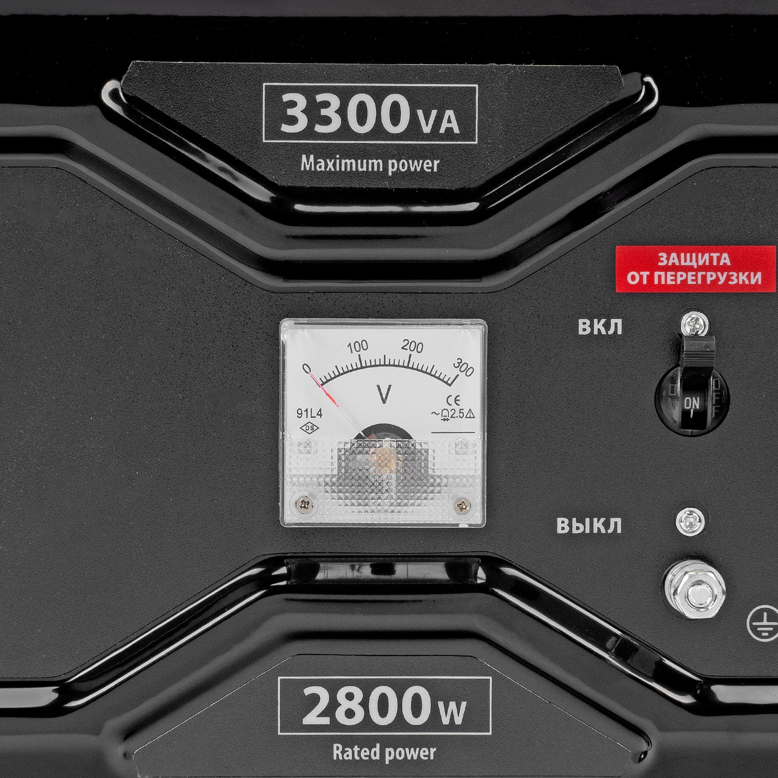 Бензинов генератор RS-4000, 3,3 kW, 230V, ръчен стартер// MTX