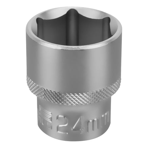 Вложка 24 мм, 6-стенна, CrV, 1/2"  STELS