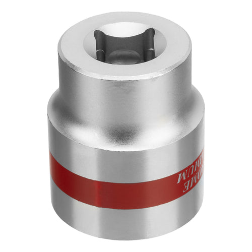 Вложка, 1/2", 27 мм, шестостенна, CrV, хромирана MTX