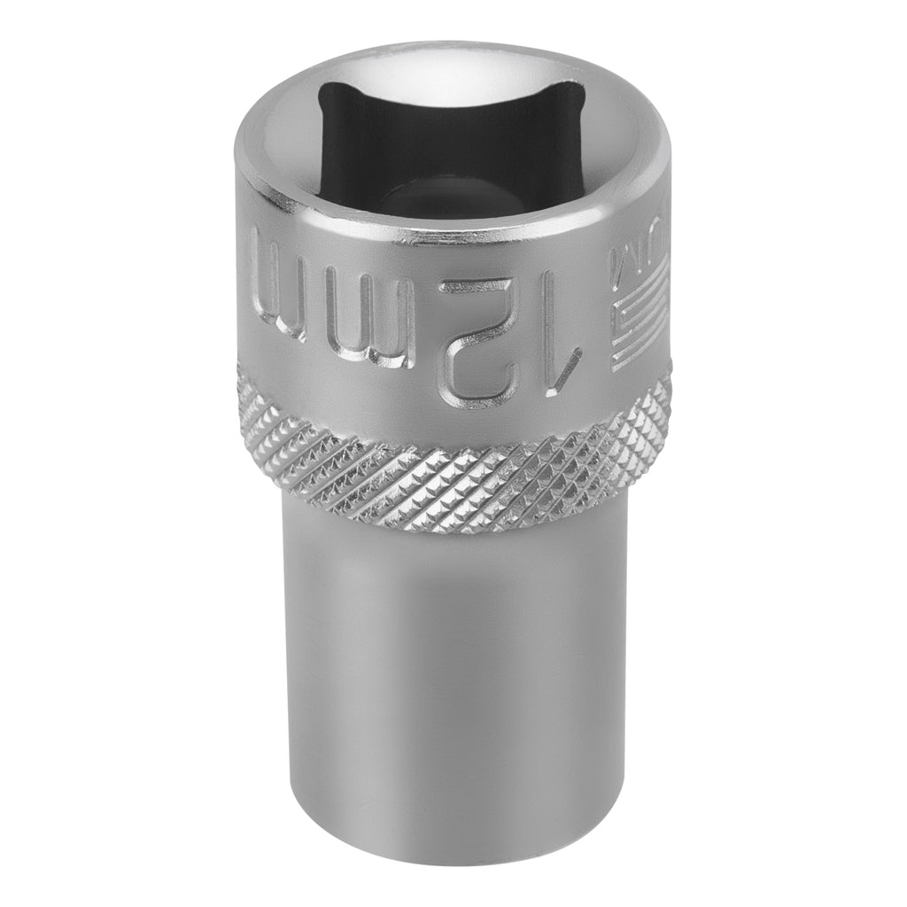Вложка ударна, удължена, 12 мм, 6-стенна, CrV, 1/2"  STELS