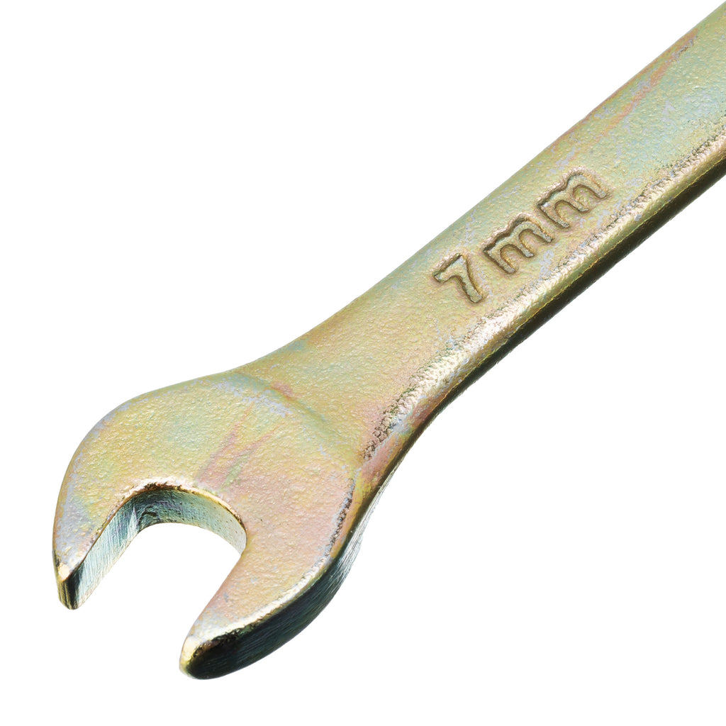 Ключ звездогаечен,  7 mm, жълт цинк