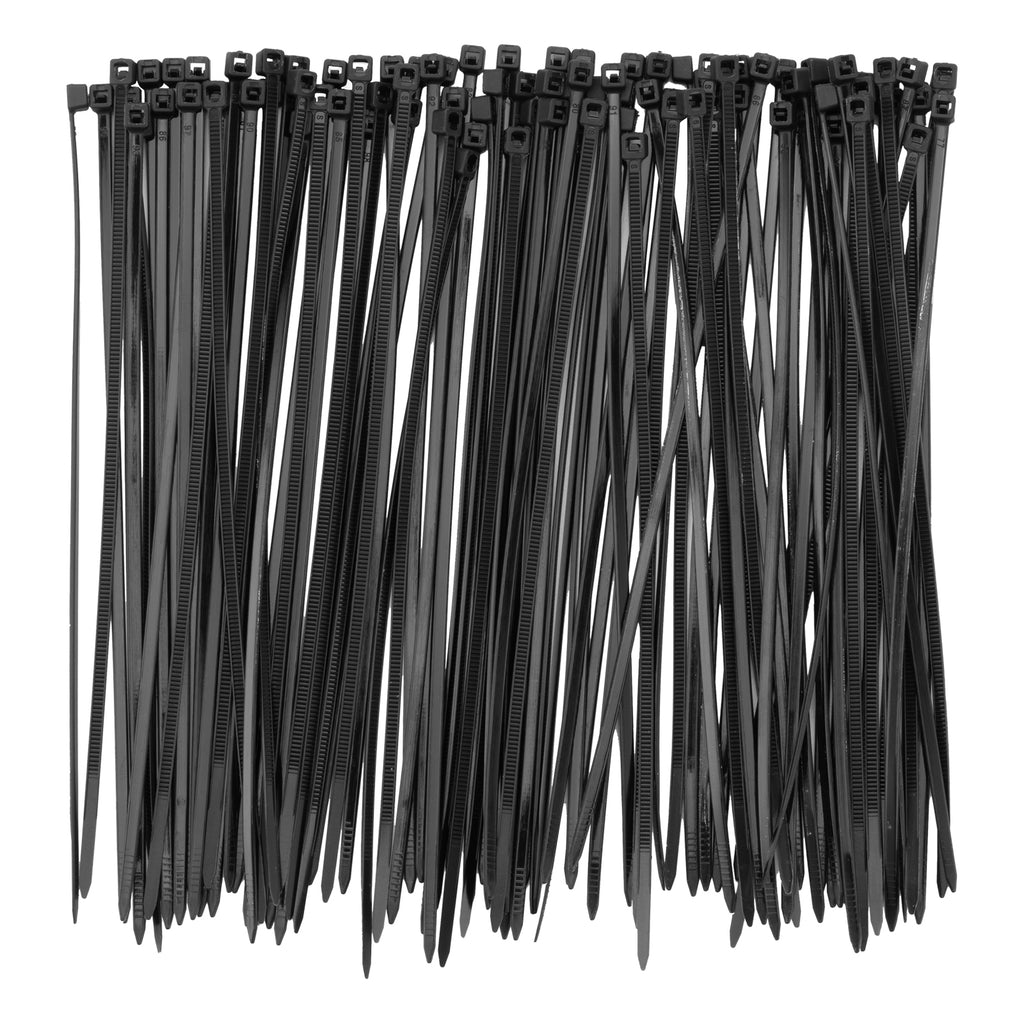 Свински опашки, 150 x 2,5 мм, пластмасови, черни, 100 бр//MTX