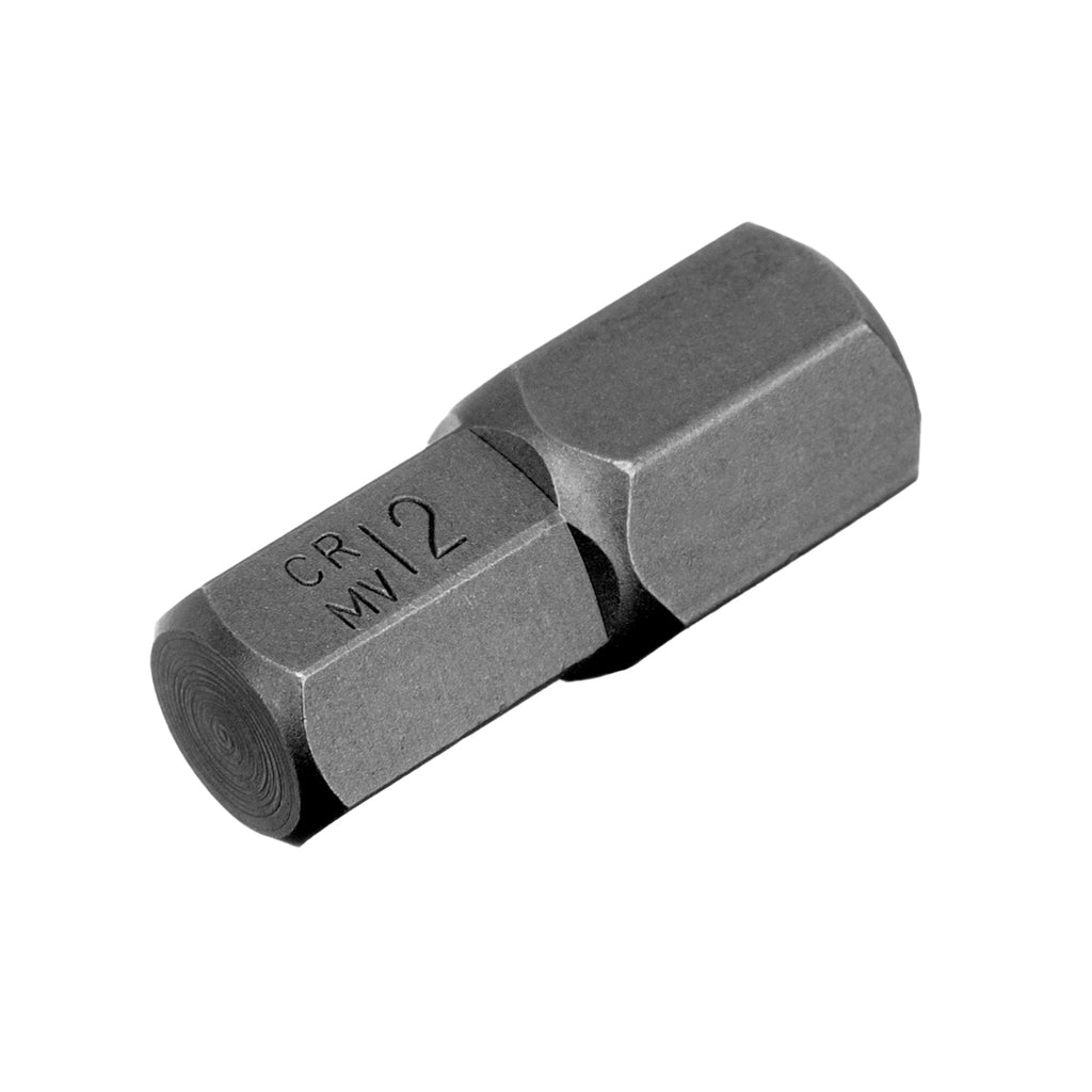 К-т битове HEX, шестостенна опашка 1/2'', CrV,10 мм, 15 бр.  STELS
