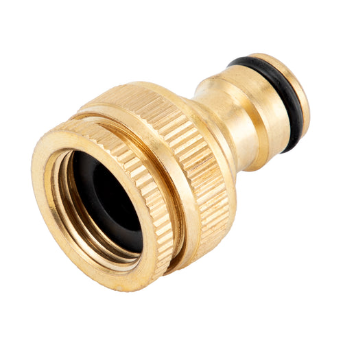 Адаптер за кран, вътрешна резба 1/2"-3/4", месингов Palisad